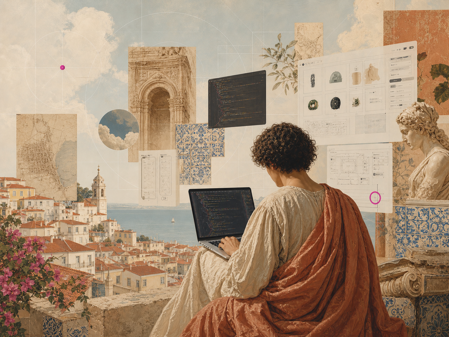 Lisbon — painted chapter cover