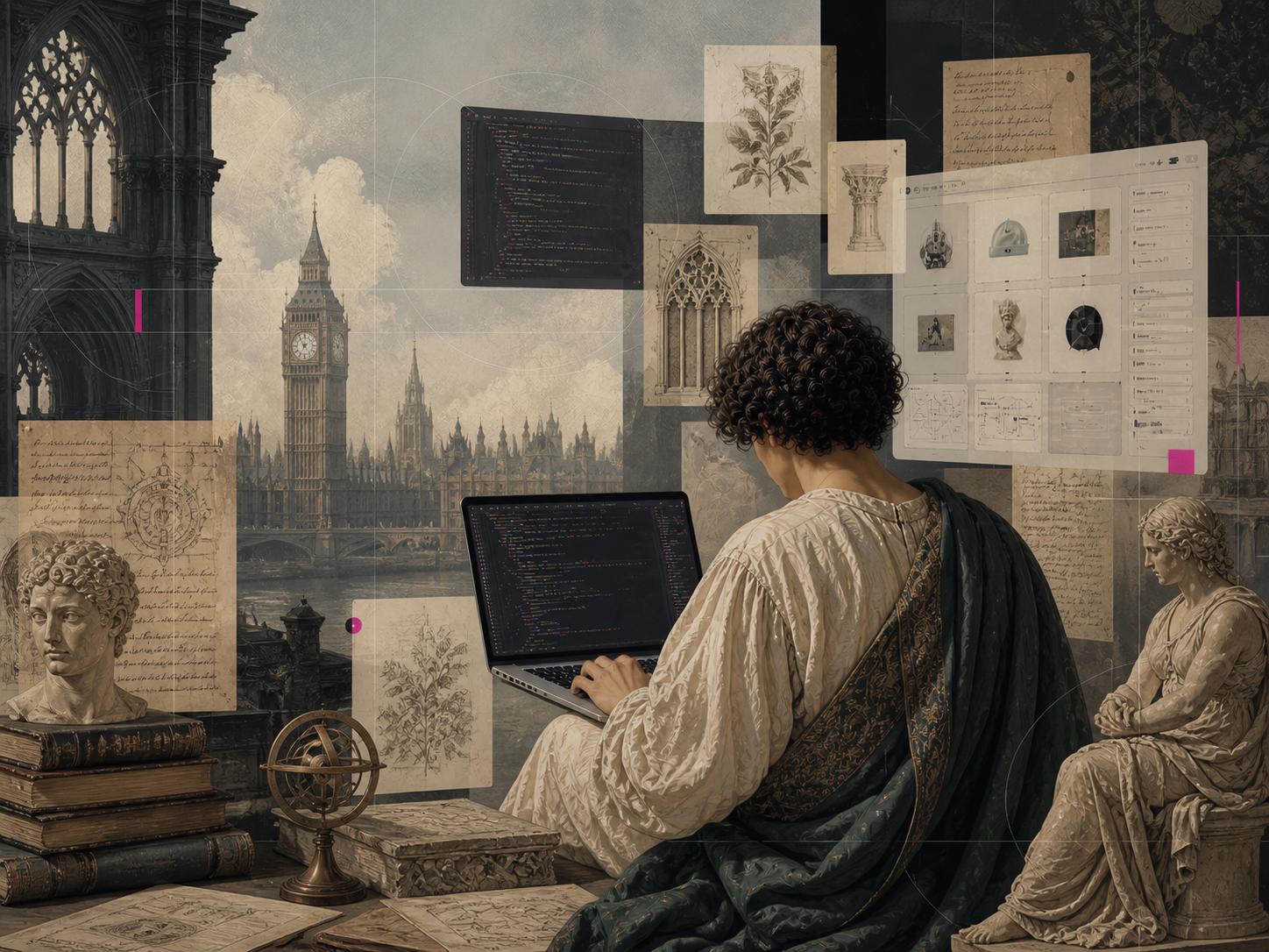 London — painted chapter cover